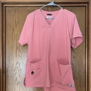 Carhartt Pink Scrub Top